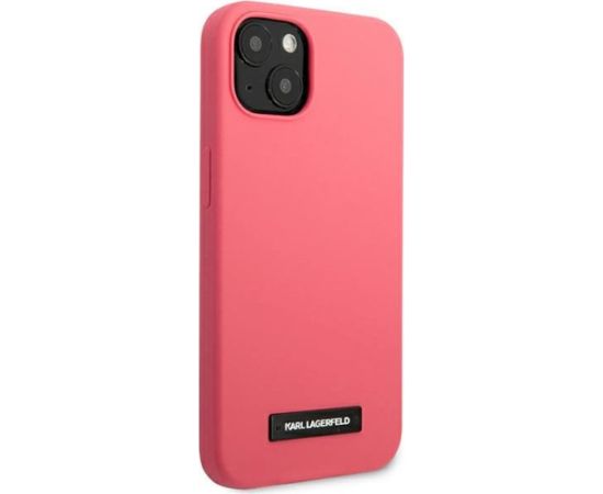 Karl Lagerfeld KLHCP13SSLMP1PI Aizsargapvalks priekš iPhone 13 mini 5,4" / fuksija Neoriģinālie Maciņi