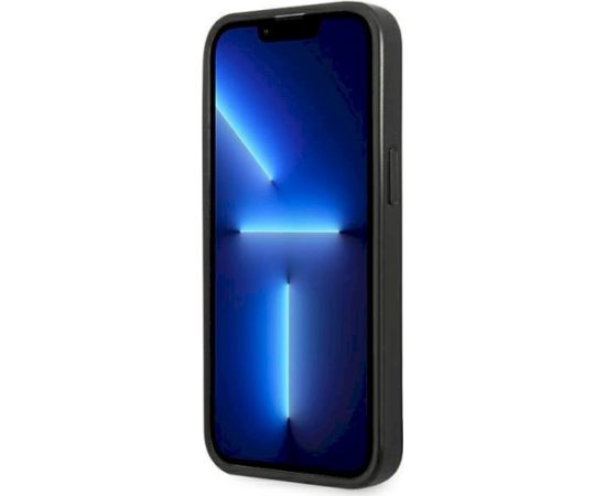Karl Lagerfeld KLHCP13LSFMP2DG Saffiano Plaque Aizsargapvalks priekš iPhone 13 Pro / 13 6,1" / sudraba Neoriģinālie Maciņi