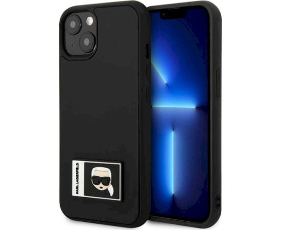 Karl Lagerfeld KLHCP13S3DKPK Ikonik Patch Aizsargapvalks priekš iPhone 13 mini 5,4" / melns Neoriģinālie Maciņi