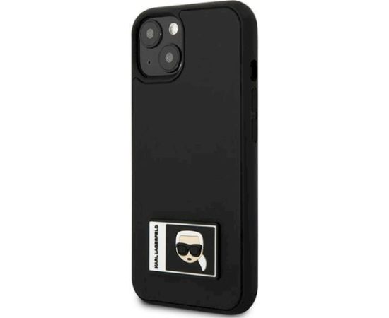 Karl Lagerfeld KLHCP13S3DKPK Ikonik Patch Aizsargapvalks priekš iPhone 13 mini 5,4" / melns Neoriģinālie Maciņi