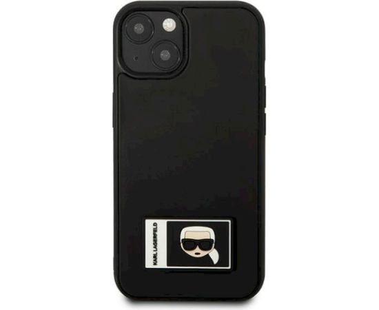 Karl Lagerfeld KLHCP13S3DKPK Ikonik Patch Aizsargapvalks priekš iPhone 13 mini 5,4" / melns Neoriģinālie Maciņi