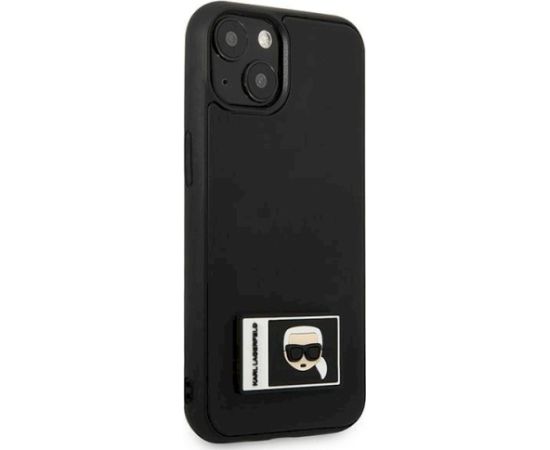 Karl Lagerfeld KLHCP13S3DKPK Ikonik Patch Aizsargapvalks priekš iPhone 13 mini 5,4" / melns Neoriģinālie Maciņi