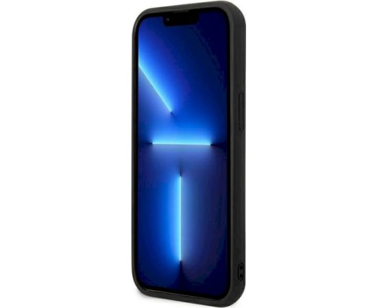 Karl Lagerfeld KLHCP13L3DRKCK Aizsargapvalks priekš iPhone 13 Pro / 13 6,1" / melns hardcase Karl&Choupette Ikonik 3D Neoriģinālie Maciņi