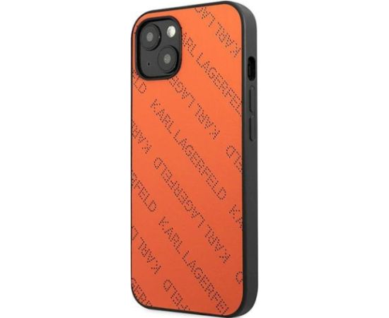 Karl Lagerfeld KLHCP13SPTLO Aizsargapvalks priekš iPhone 13 mini 5,4" / oranžs Neoriģinālie Maciņi