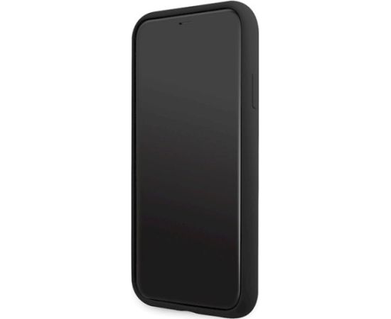 Karl Lagerfeld KLHCN61SKSVGK Silicone Signature Aizsargapvalks priekš iPhone 11/XR 6.1" / melns Neoriģinālie Maciņi