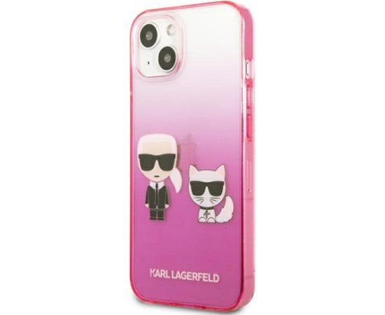 Karl Lagerfeld KLHCP13STGKCP Aizsargapvalks priekš iPhone 13 mini 5,4" / rozā Neoriģinālie Maciņi