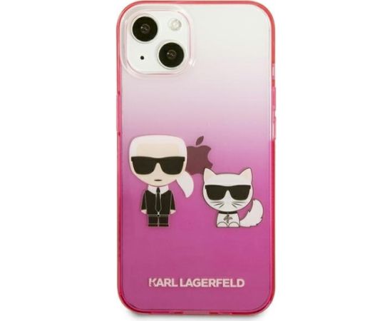 Karl Lagerfeld KLHCP13STGKCP Aizsargapvalks priekš iPhone 13 mini 5,4" / rozā Neoriģinālie Maciņi