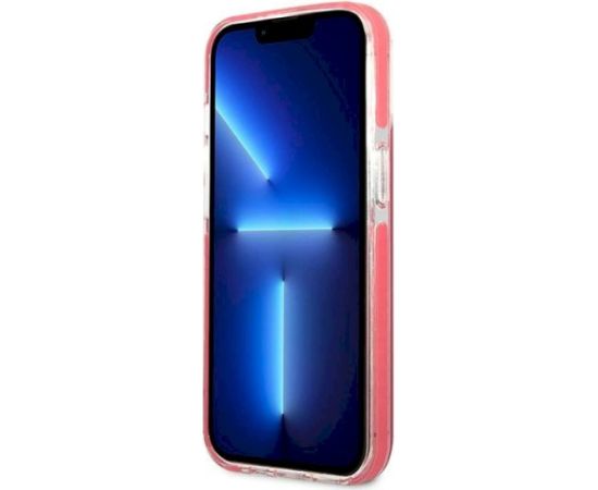 Karl Lagerfeld KLHCP13LTPECPI Aizsargapvalks priekš iPhone 13 Pro / 13 6,1" / fuksijas Neoriģinālie Maciņi