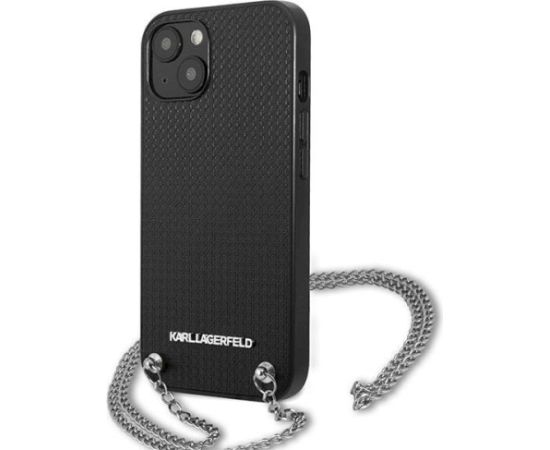 Karl Lagerfeld KLHCP13SPMK Aizsargapvalks priekš iPhone 13 mini 5,4" / melns Neoriģinālie Maciņi
