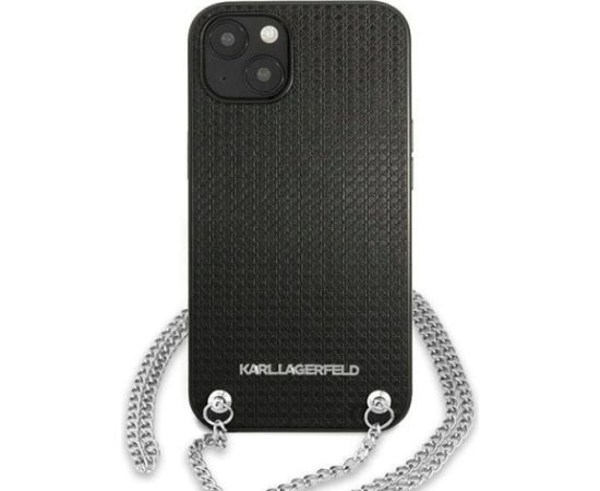 Karl Lagerfeld KLHCP13SPMK Aizsargapvalks priekš iPhone 13 mini 5,4" / melns Neoriģinālie Maciņi