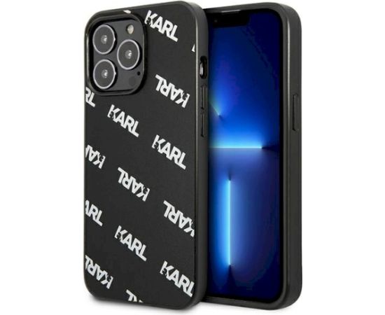 Karl Lagerfeld KLHCP13LPULMBK3 Aizsargapvalks priekš iPhone 13 Pro / 13 6,1" / melns Neoriģinālie Maciņi