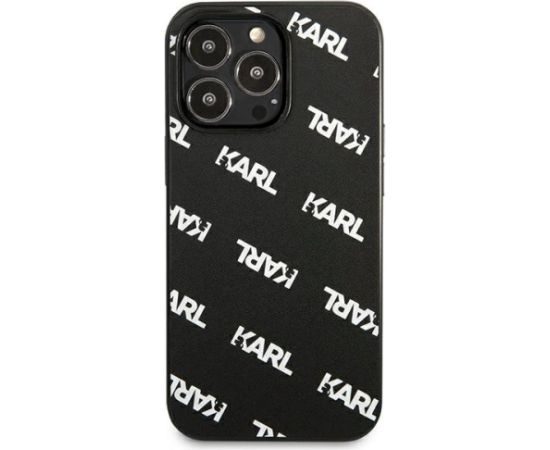 Karl Lagerfeld KLHCP13LPULMBK3 Aizsargapvalks priekš iPhone 13 Pro / 13 6,1" / melns Neoriģinālie Maciņi