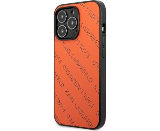 Karl Lagerfeld KLHCP13XPTLO Aizsargapvalks priekš iPhone 13 Pro Max 6,7" / oranžs Neoriģinālie Maciņi