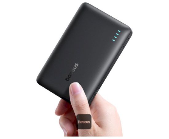 Baseus EnerFill FP21 Pārnēsājamā baterija 10000 mAh 22.5W USB-A USB-C / melns Power Banks