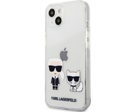 Karl Lagerfeld KLHCP13SCKTR Aizsargapvalks priekš iPhone 13 mini 5.4" / caurspīdīgs Neoriģinālie Maciņi