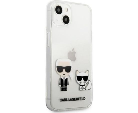 Karl Lagerfeld KLHCP13SCKTR Aizsargapvalks priekš iPhone 13 mini 5.4" / caurspīdīgs Neoriģinālie Maciņi