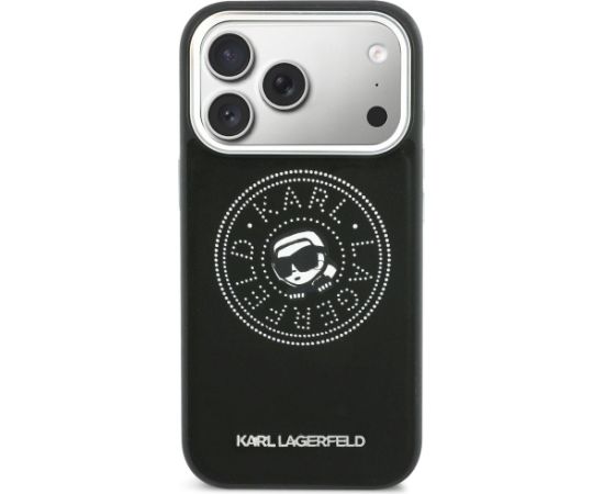 Karl Lagerfeld Point & Karl Sketch MagSafe Aizsargapvalks priekš iPhone 17 Pro / melns Neoriģinālie Maciņi