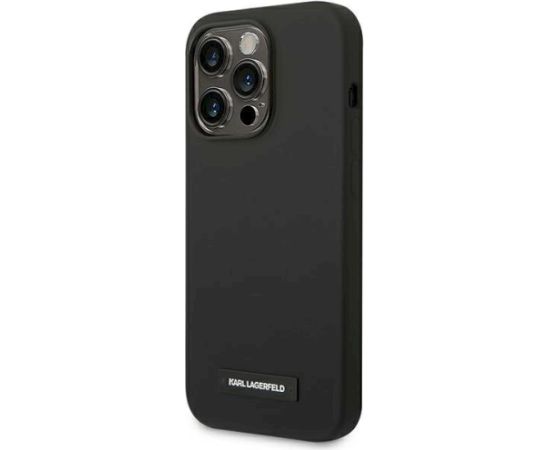 Karl Lagerfeld KLHMP14LSLMP1K Aizsargapvalks priekš iPhone 14 Pro 6,1" / melns Neoriģinālie Maciņi