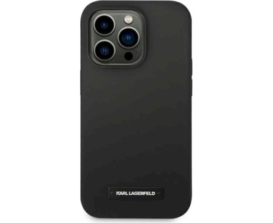 Karl Lagerfeld KLHMP14LSLMP1K Aizsargapvalks priekš iPhone 14 Pro 6,1" / melns Neoriģinālie Maciņi