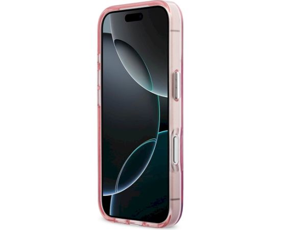 Karl Lagerfeld IML Peekaboo MagSafe Case Aizsargapvalks priekš iPhone 17 Pro / rozā Neoriģinālie Maciņi