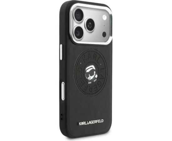 Karl Lagerfeld Point & Karl Sketch MagSafe Aizsargapvalks priekš iPhone 17 Pro Max / melns Neoriģinālie Maciņi