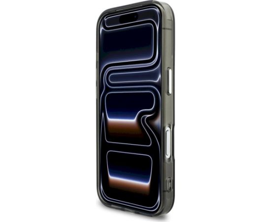 Karl Lagerfeld IML KL Script Logo Case Aizsargapvalks priekš iPhone 17 Pro Max / melns Neoriģinālie Maciņi