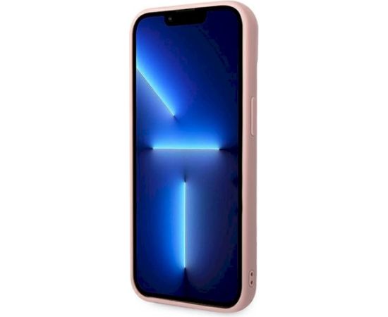 Karl Lagerfeld KLHCP14MRUPKLPP hardcase 3D Monogram Aizsargapvalks priekš iPhone 14 Plus / 15 Plus 6,7" / rozā Neoriģinālie Maciņi