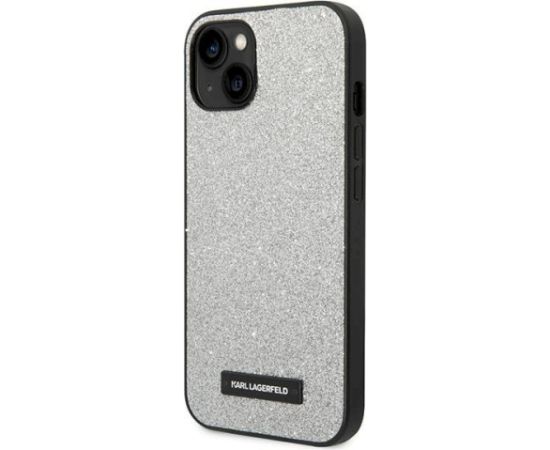 Karl Lagerfeld KLHCP14MG2ELS Aizsargapvalks priekš iPhone 14 Plus / 15 Plus 6,7" / sudraba Neoriģinālie Maciņi