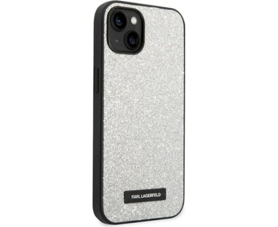 Karl Lagerfeld KLHCP14MG2ELS Aizsargapvalks priekš iPhone 14 Plus / 15 Plus 6,7" / sudraba Neoriģinālie Maciņi