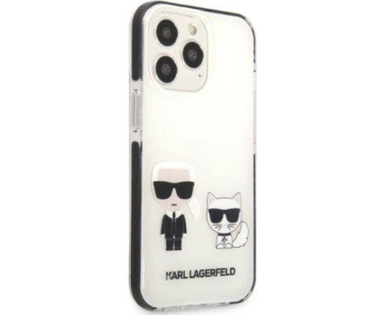 Karl Lagerfeld KLHCP13XTPEKCW Aizsargapvalks priekš iPhone 13 Pro Max 6,7" / balts Neoriģinālie Maciņi