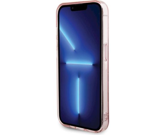 Karl Lagerfeld KLHCP15XHNCMKLP Monogram Choupette Aizsargapvalks priekš iPhone 15 Pro Max 6.7" / rozā Neoriģinālie Maciņi