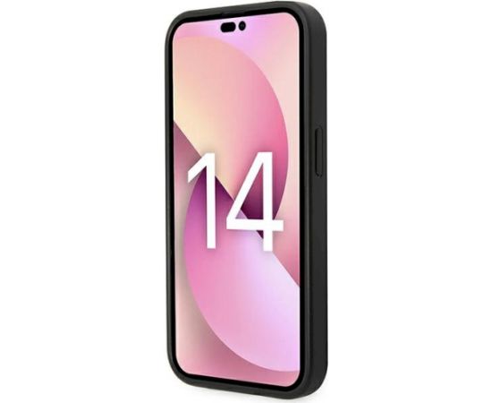 Karl Lagerfeld KLHCP14XSAKLHPG Saffiano Mono Metal Logo Hardcase Aizsargapvalks priekš iPhone 14 Pro Max 6,7" / pelēks Neoriģinālie Maciņi