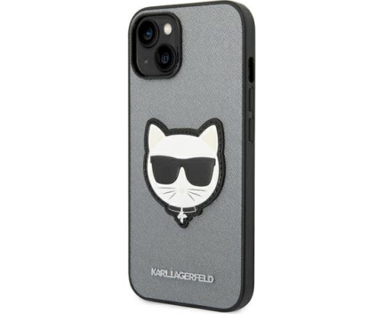 Karl Lagerfeld KLHCP14MSAPCHG Aizsargapvalks priekš iPhone 14 Plus / 15 Plus 6,7" / sudraba Neoriģinālie Maciņi