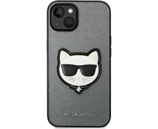 Karl Lagerfeld KLHCP14MSAPCHG Aizsargapvalks priekš iPhone 14 Plus / 15 Plus 6,7" / sudraba Neoriģinālie Maciņi