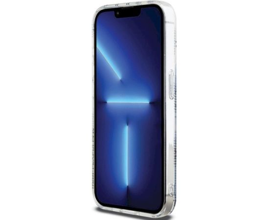Karl Lagerfeld KLHCP15XHKLPCHT Hardcase IML Choupette Head & Monog Aizsargapvalks priekš iPhone 15 Pro Max 6.7" / caurspīdīgs Neoriģinālie Maciņi
