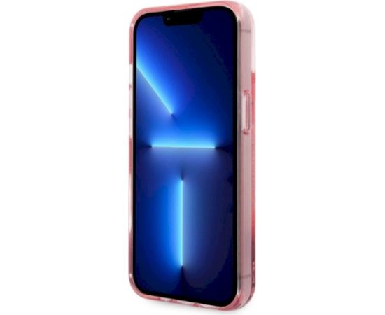 Karl Lagerfeld KLHCP14MLNCHCP Glitter Choupette He Aizsargapvalks priekš iPhone 14 Plus/15 Plus 6,7" / rozā Neoriģinālie Maciņi