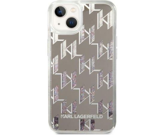Karl Lagerfeld KLHCP14MLMNMS Aizsargapvalks priekš iPhone 14 Plus / 15 Plus 6,7" / sudraba Neoriģinālie Maciņi