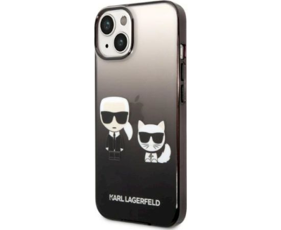 Karl Lagerfeld KLHCP14MTGKCK Aizsargapvalks priekš iPhone 14 Plus/15 Plus 6,7" / melns Neoriģinālie Maciņi