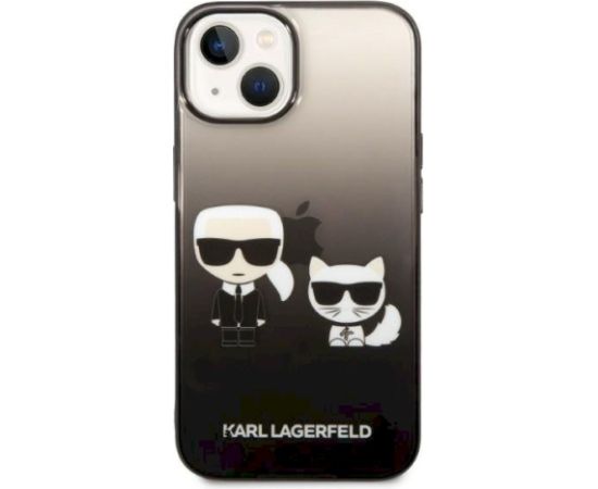 Karl Lagerfeld KLHCP14MTGKCK Aizsargapvalks priekš iPhone 14 Plus/15 Plus 6,7" / melns Neoriģinālie Maciņi