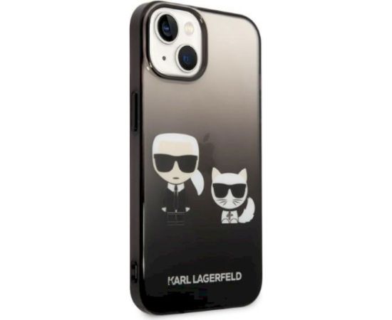 Karl Lagerfeld KLHCP14MTGKCK Aizsargapvalks priekš iPhone 14 Plus/15 Plus 6,7" / melns Neoriģinālie Maciņi