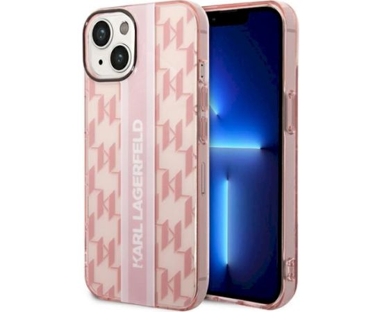 Karl Lagerfeld KLHCP14MHKLSPCP Aizsargapvalks priekš iPhone 14 Plus / 15 Plus 6,7" / rozā Neoriģinālie Maciņi