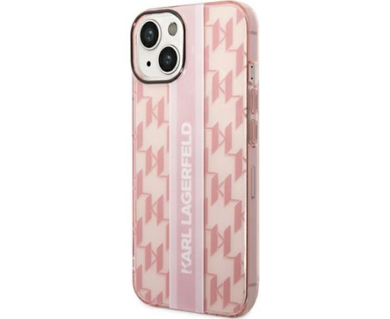Karl Lagerfeld KLHCP14MHKLSPCP Aizsargapvalks priekš iPhone 14 Plus / 15 Plus 6,7" / rozā Neoriģinālie Maciņi