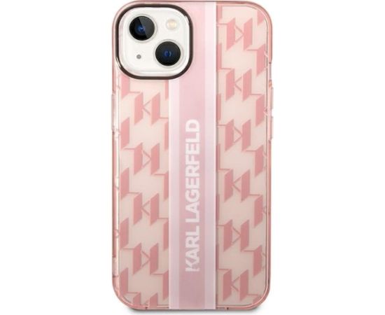 Karl Lagerfeld KLHCP14MHKLSPCP Aizsargapvalks priekš iPhone 14 Plus / 15 Plus 6,7" / rozā Neoriģinālie Maciņi
