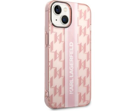 Karl Lagerfeld KLHCP14MHKLSPCP Aizsargapvalks priekš iPhone 14 Plus / 15 Plus 6,7" / rozā Neoriģinālie Maciņi