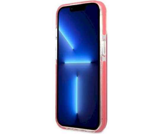 Karl Lagerfeld KLHCP13XTPECPI Aizsargapvalks priekš iPhone 13 Pro Max 6,7" / fuksīna Neoriģinālie Maciņi