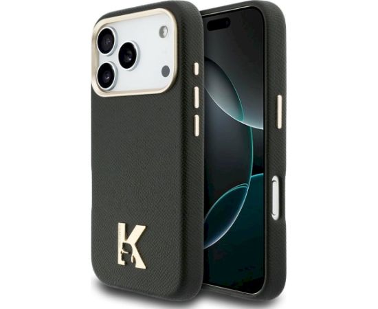 Karl Lagerfeld Karl Head Logo MagSafe Case Aizsargapvalks priekš iPhone 17 Pro / melns Neoriģinālie Maciņi