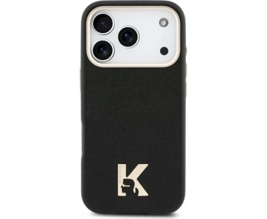 Karl Lagerfeld Karl Head Logo MagSafe Case Aizsargapvalks priekš iPhone 17 Pro / melns Neoriģinālie Maciņi