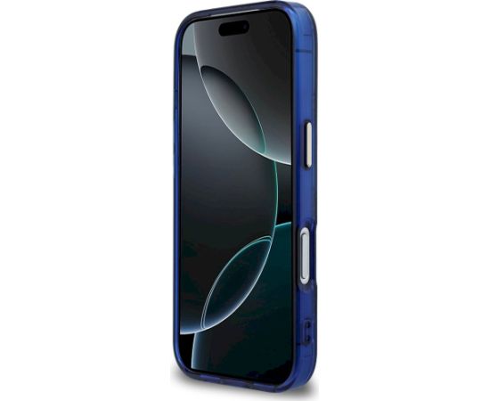 Karl Lagerfeld IML K Head Logo MagSafe Aizsargapvalks priekš iPhone 17 Pro / zils Neoriģinālie Maciņi