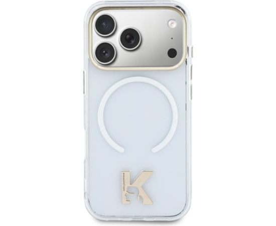 Karl Lagerfeld IML K Head Logo MagSafe Aizsargapvalks priekš iPhone 17 Pro / caurspīdīgs Neoriģinālie Maciņi