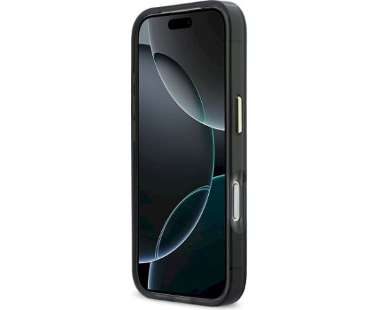 Karl Lagerfeld IML Choupettes Karl Script Logo MagSafe Aizsargapvalks priekš iPhone 17 Pro Max / melns Neoriģinālie Maciņi